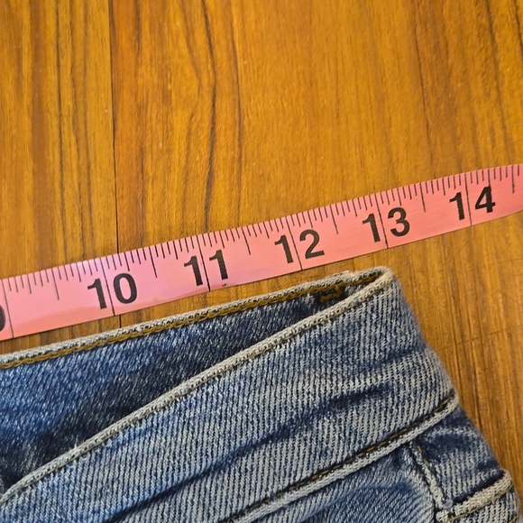 RE/DONE Originals 5 button front with Raw hem Blue Jeans Sz 23 - Picture 11 of 11